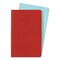 Moleskine Volant Journals - Pocket, Ruled, Coral Aquamarine, Pkg of 2